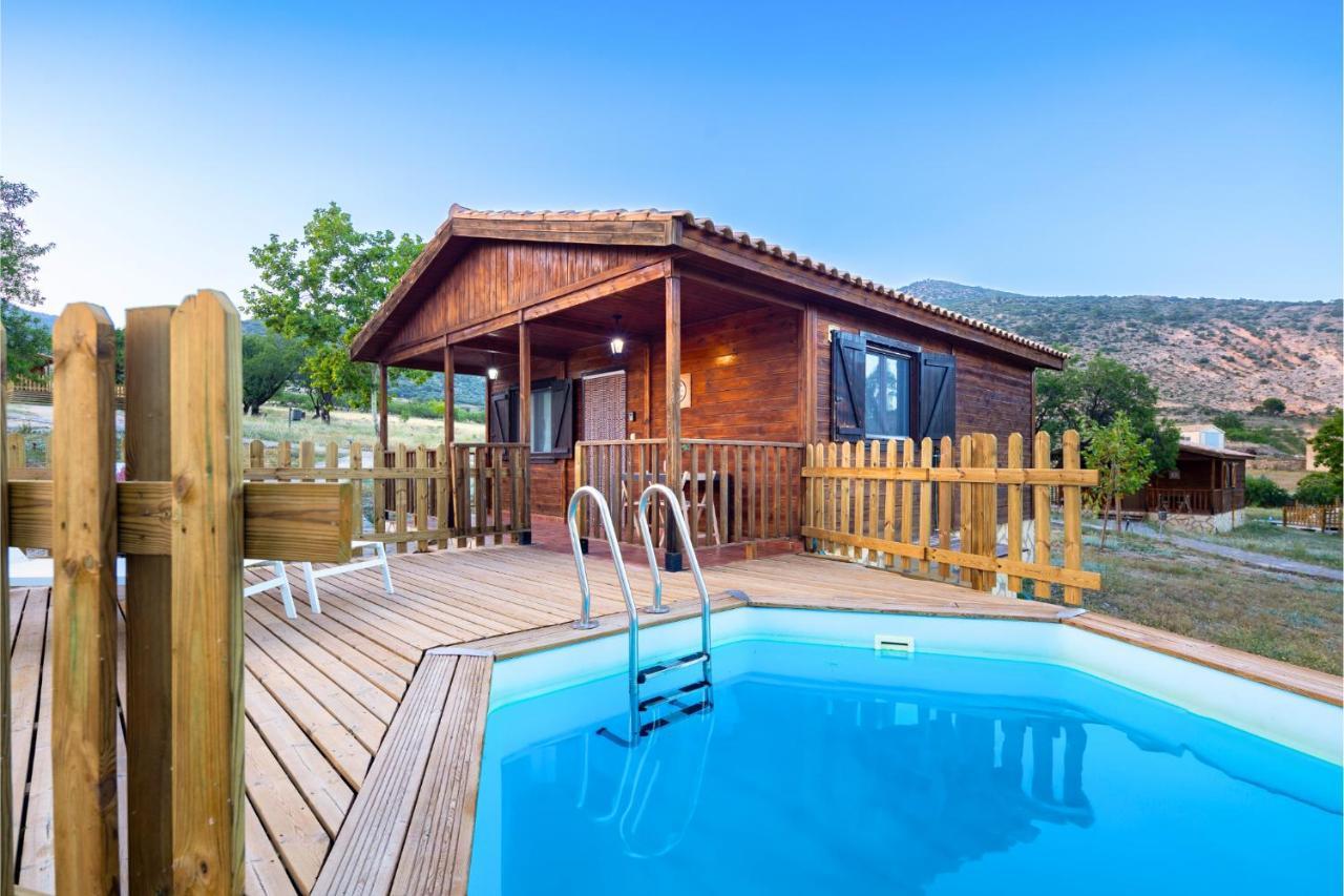 Aldea Los Odres - Cabanas De Madera De 1ª Con Piscina Privada Y Bbq En La Puerta Moratalla  Zewnętrze zdjęcie