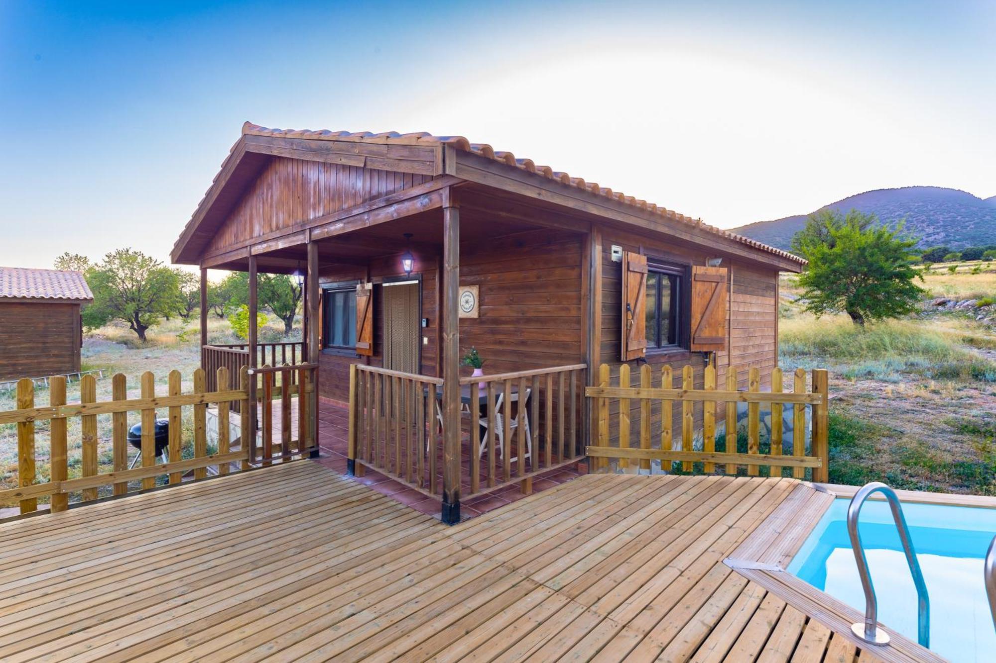Aldea Los Odres - Cabanas De Madera De 1ª Con Piscina Privada Y Bbq En La Puerta Moratalla  Zewnętrze zdjęcie