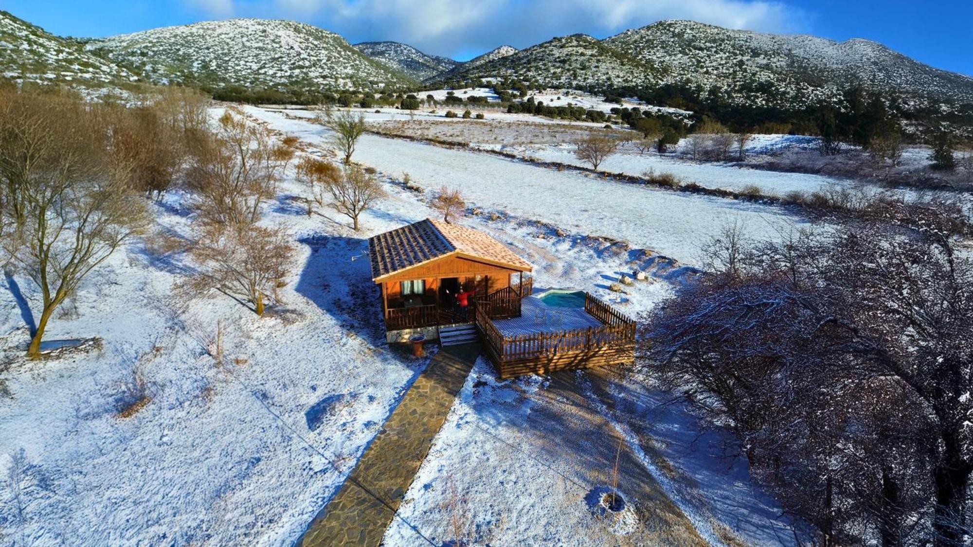 Aldea Los Odres - Cabanas De Madera De 1ª Con Piscina Privada Y Bbq En La Puerta Moratalla  Zewnętrze zdjęcie
